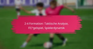 2-4 Formation: Taktische Analyse, Flügelspiel, Spielerdynamik